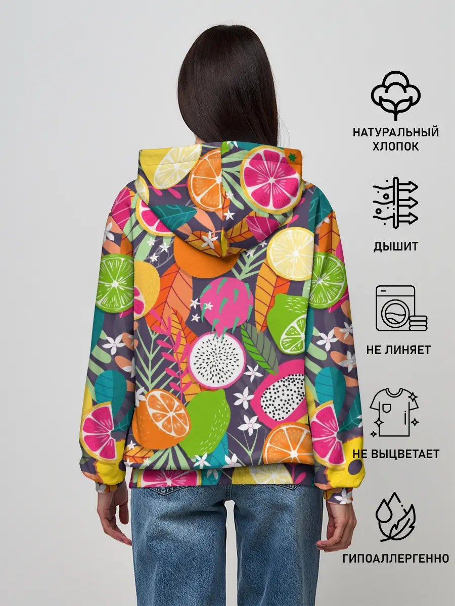 Женское худи / Фрукты
