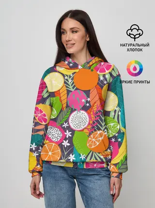 Женское худи / Фрукты