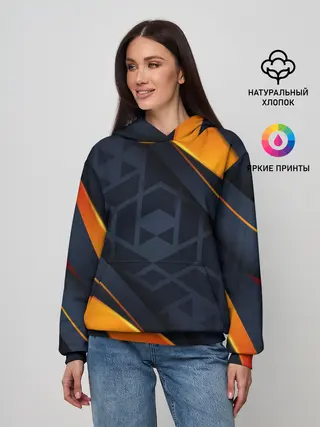 Женское худи / BLACK ORANGE