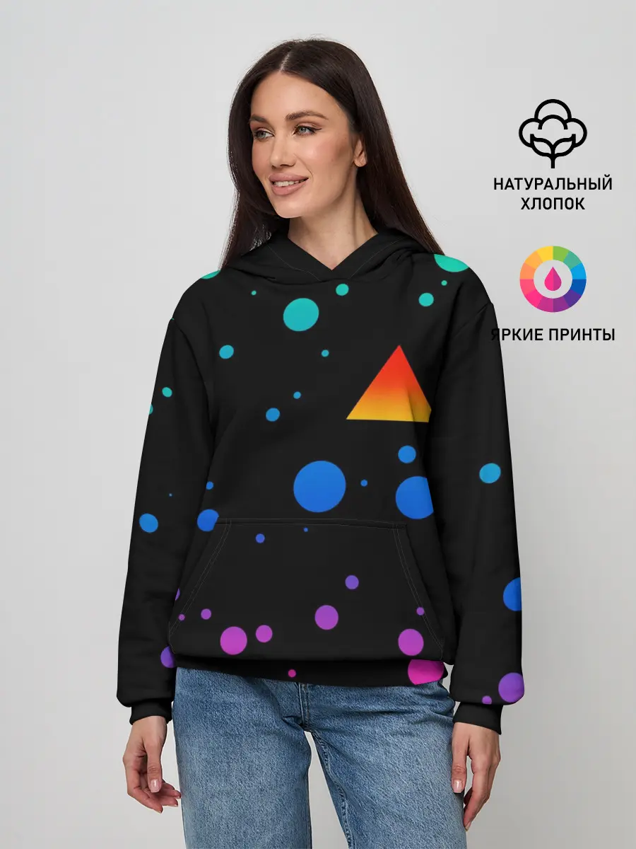 Женское худи / геометрия