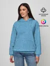 Женское худи / Рыбки на голубом