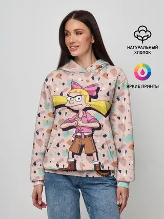 Женское худи / Эй, Арнольд! Хельга Патаки