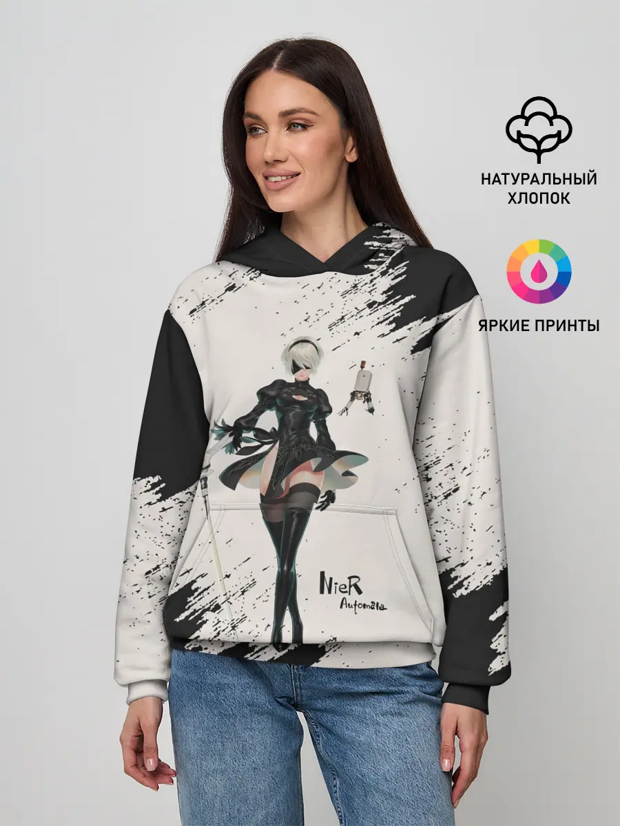 Женское худи / Ниэр | Nier Automata