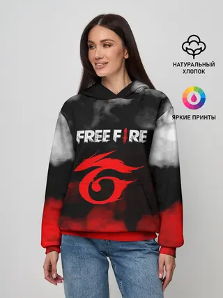 Женское худи / GARENA FREE FIRE / ГАРЕНА ФРИ ФАЕР.