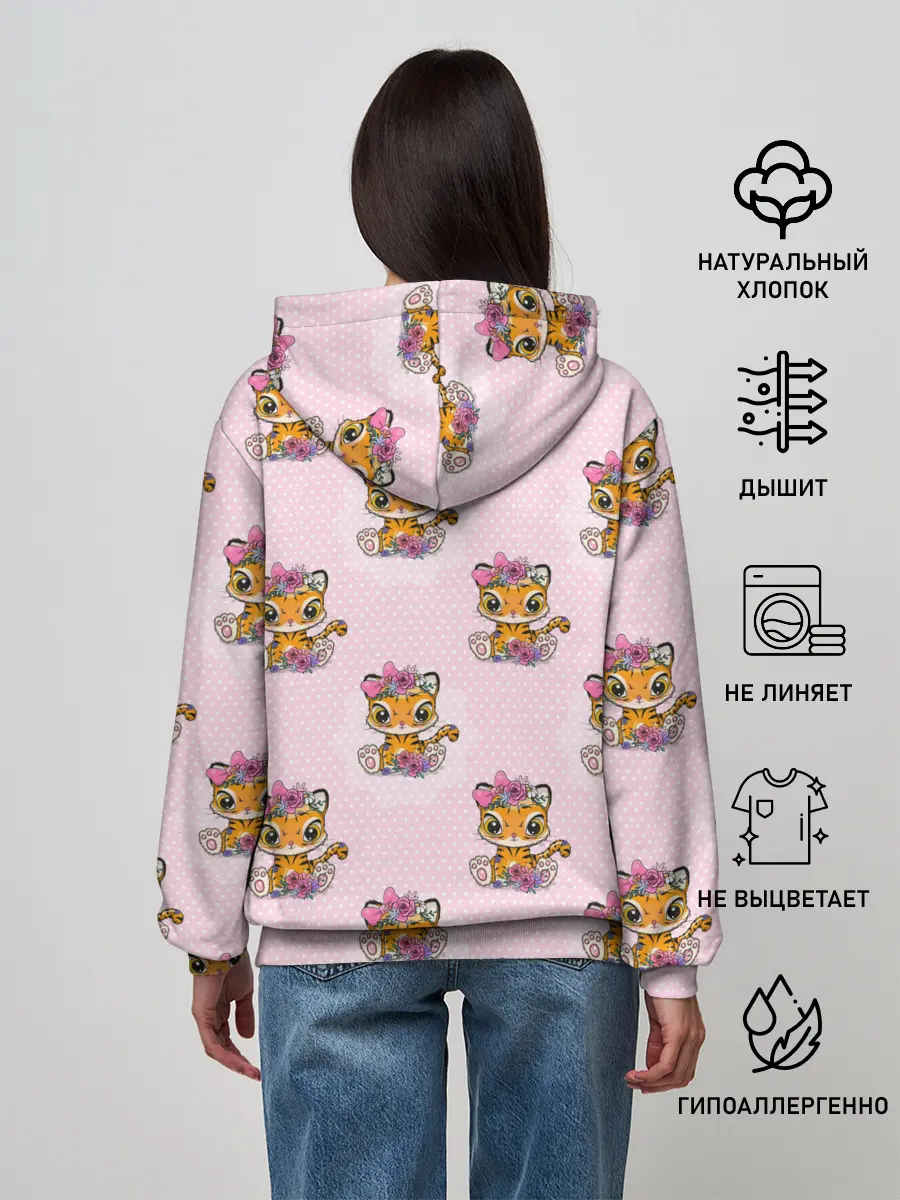 Женское худи / Милые маленькие тигрицы