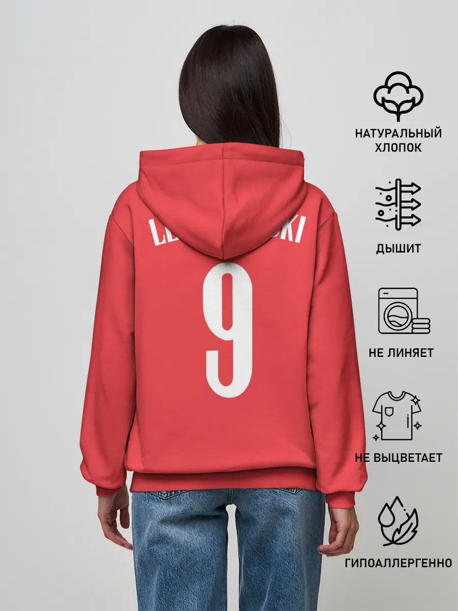 Женское худи / Lewandowski Poland 9