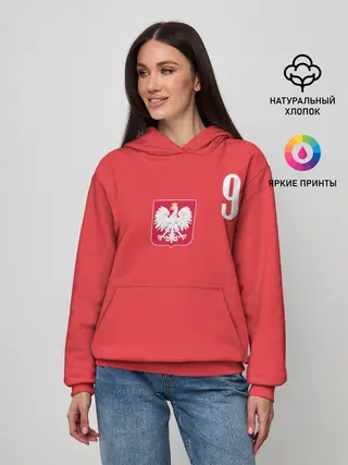 Женское худи / Lewandowski Poland 9