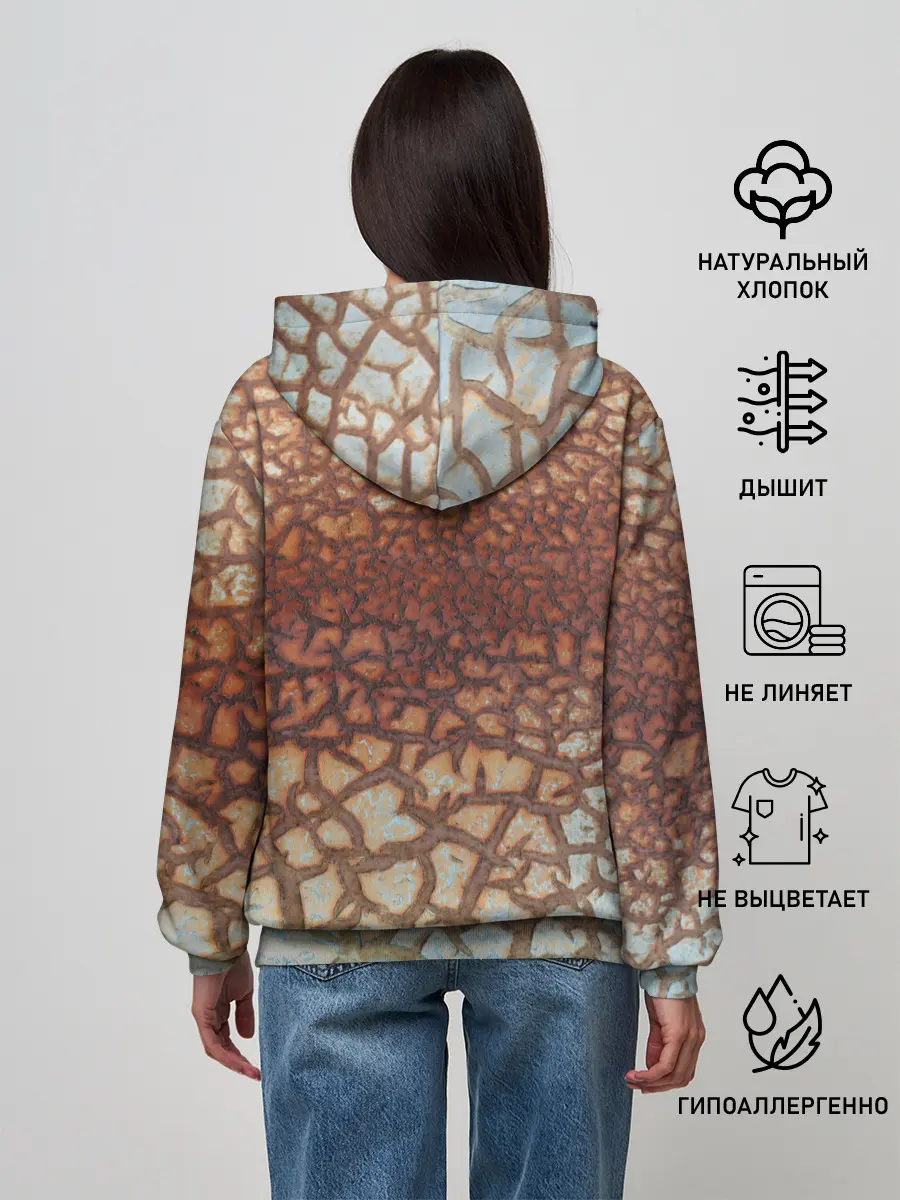 Женское худи / Пустынные Трещины