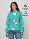 Женское худи / РазНые Снеговики