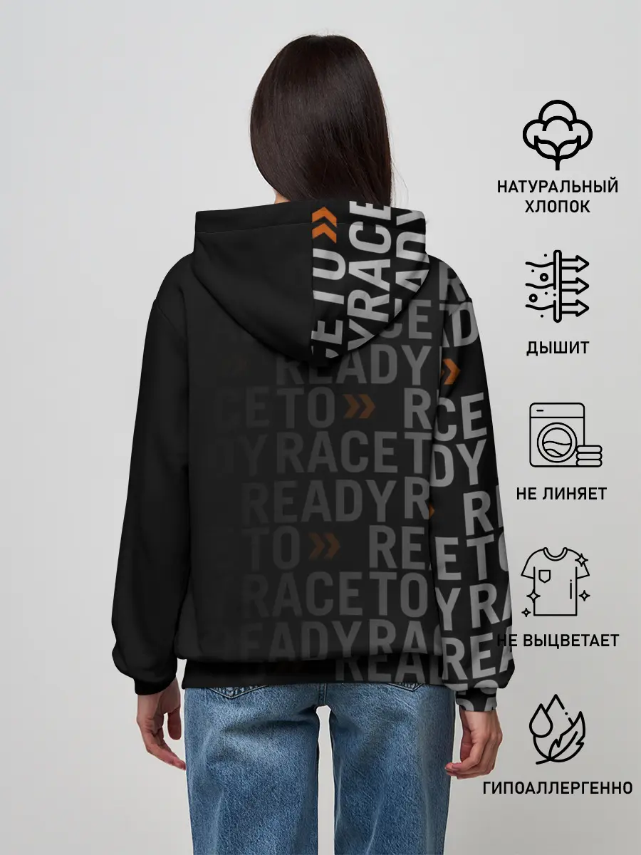 Женское худи / KTM MOTORCYCLES / КТМ МОТОЦИКЛЫ