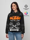 Женское худи / KTM MOTORCYCLES / КТМ МОТОЦИКЛЫ