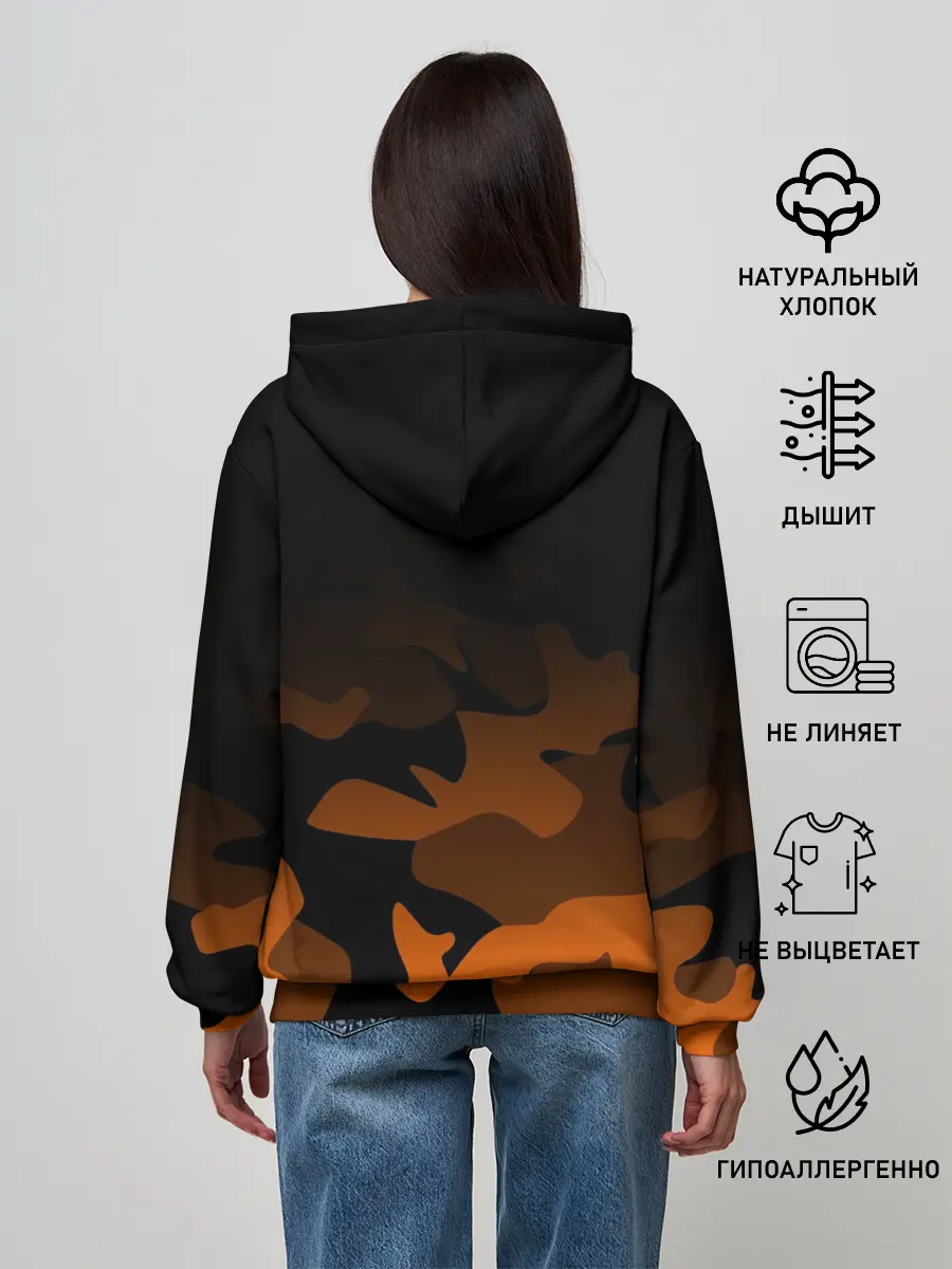 Женское худи / KTM MOTORCYCLES / КТМ МОТОЦИКЛ