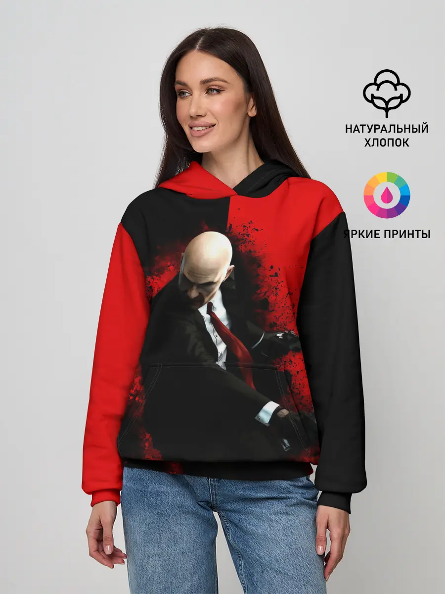 Женское худи / Hitman splash