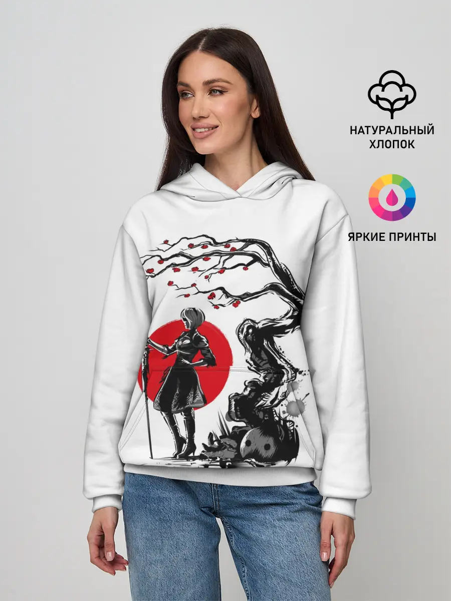 Женское худи / 2B | Sakura