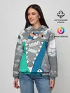Женское худи / Крокодил и птичка Miam