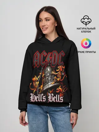Женское худи / AC/DC Hells Bells