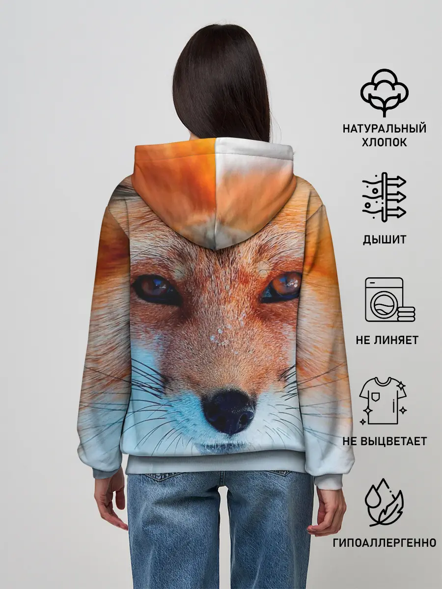 Женское худи / Мордочка лисы