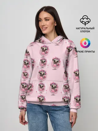 Женское худи / Милая собачка