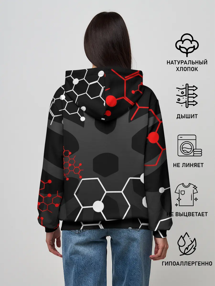 Женское худи / YAMAHA / ЯМАХА / МОТОСПОРТ