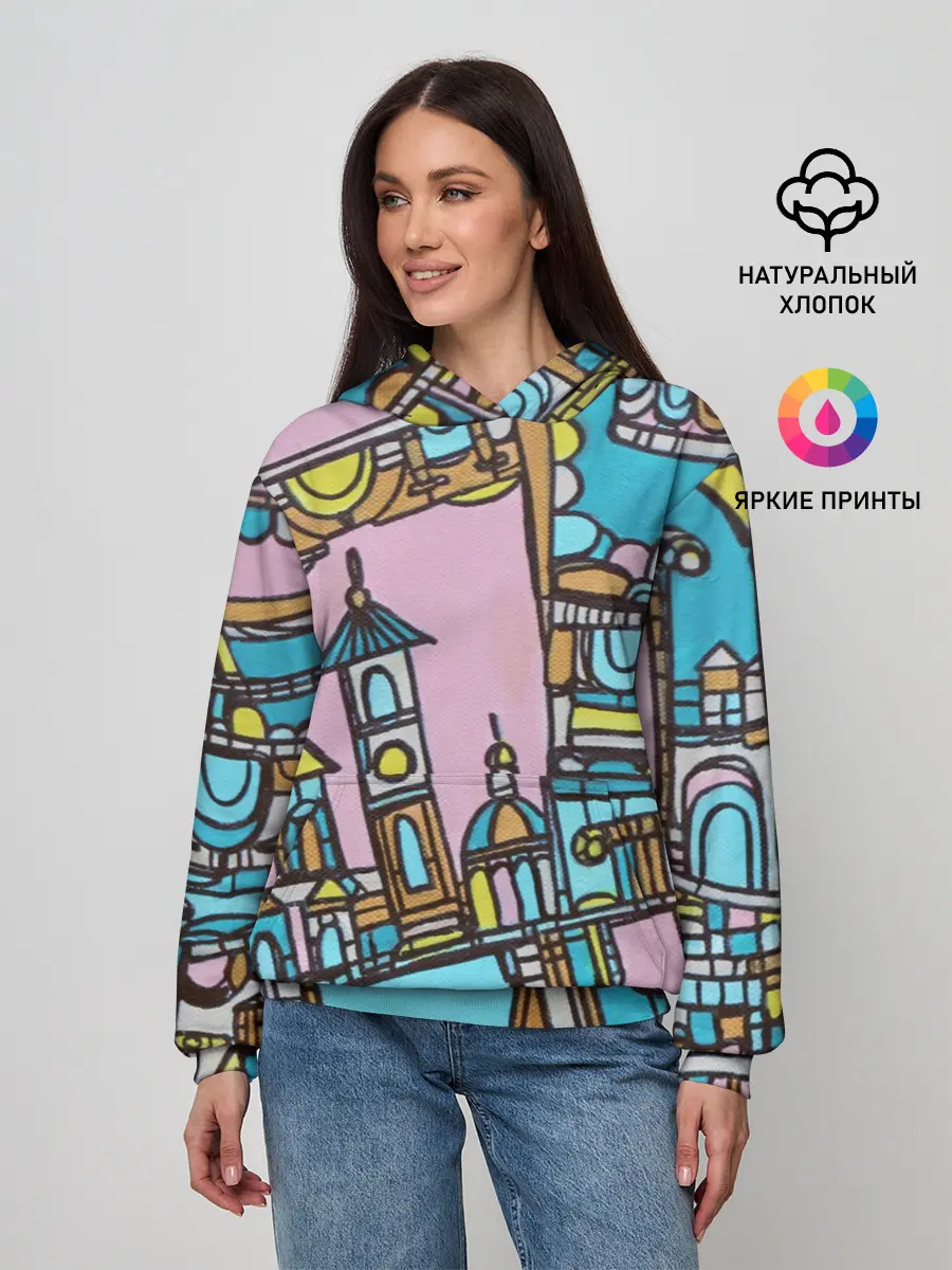 Женское худи / Римские каникулы