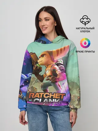 Женское худи / Ratchet & Clank: Rift Apart