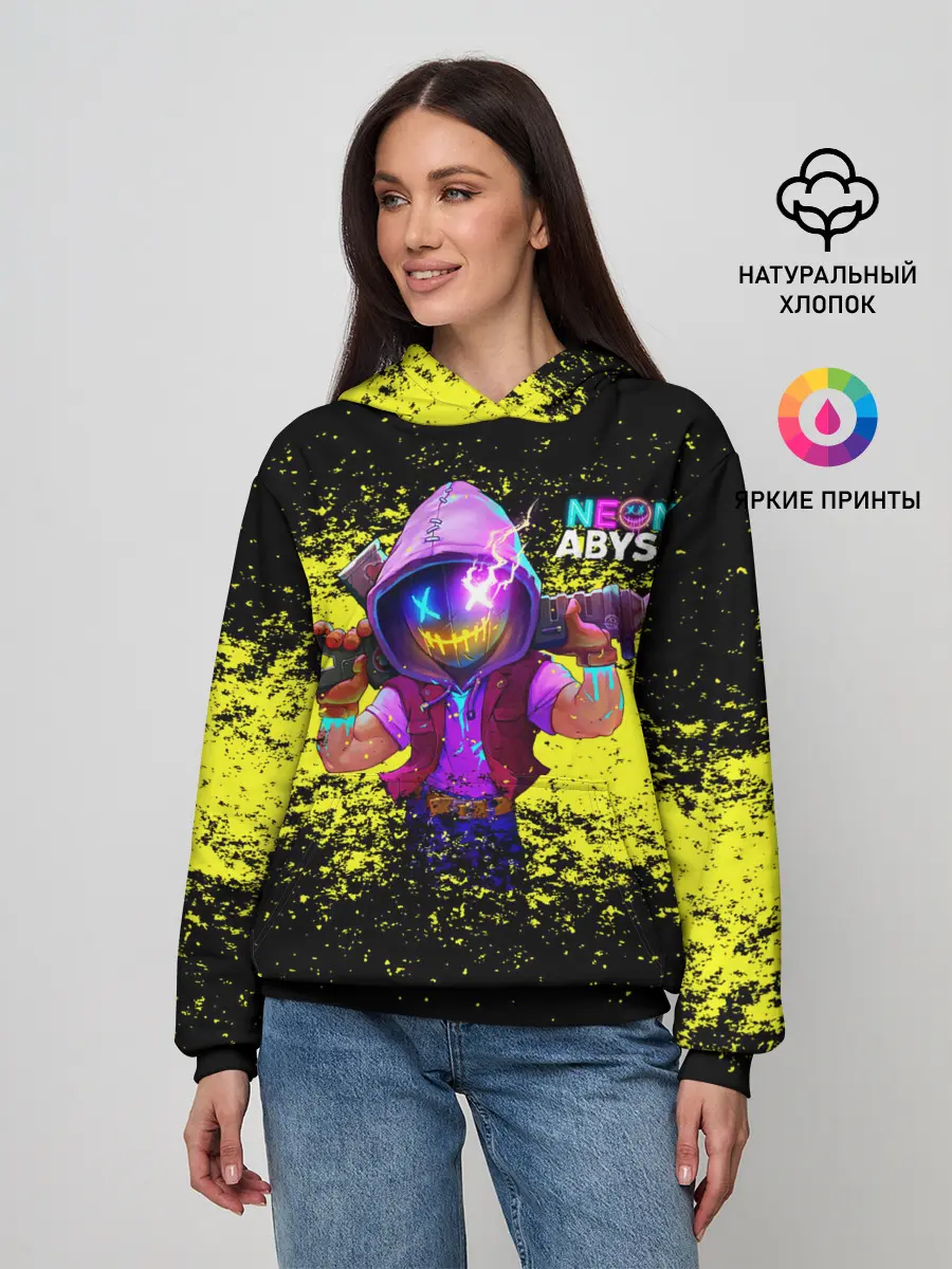 Женское худи / Neon Abyss
