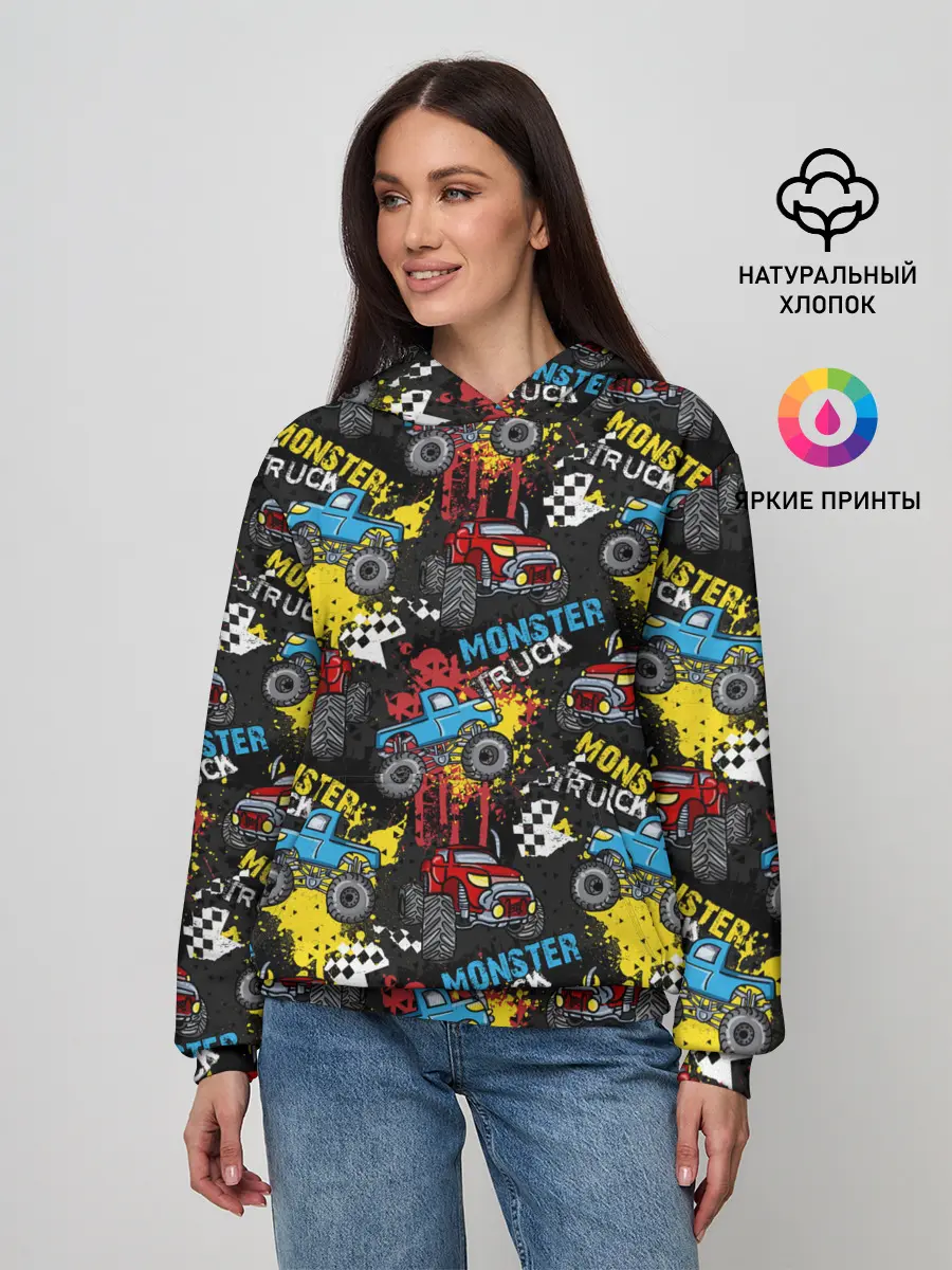 Женское худи / MONSTER TRUCK
