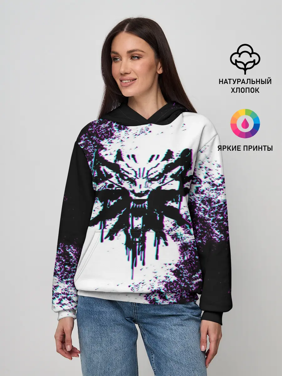 Женское худи / THE WITCHER GLITCH / ГЛИТЧ