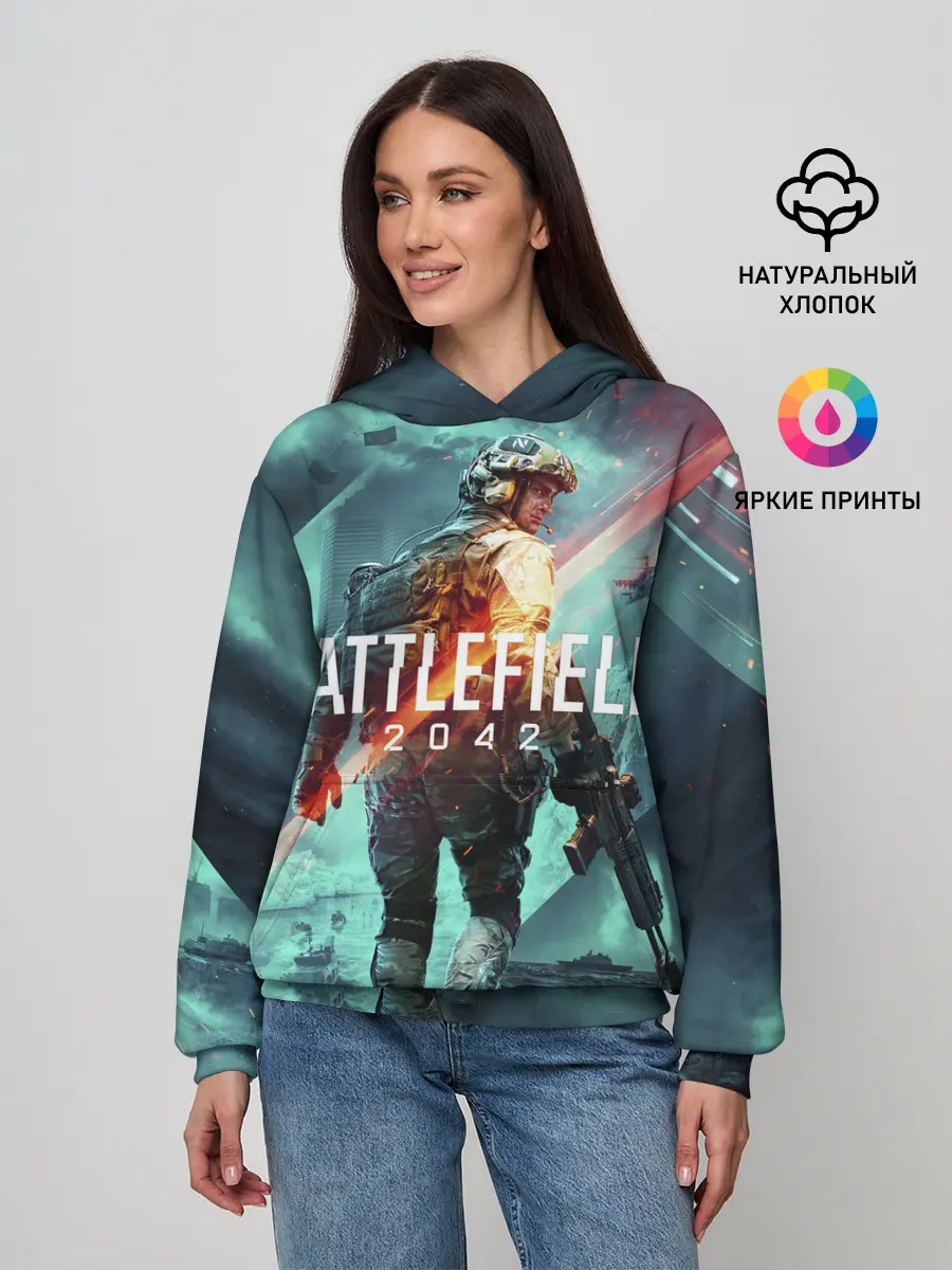 Женское худи / Баттлфилд 2042