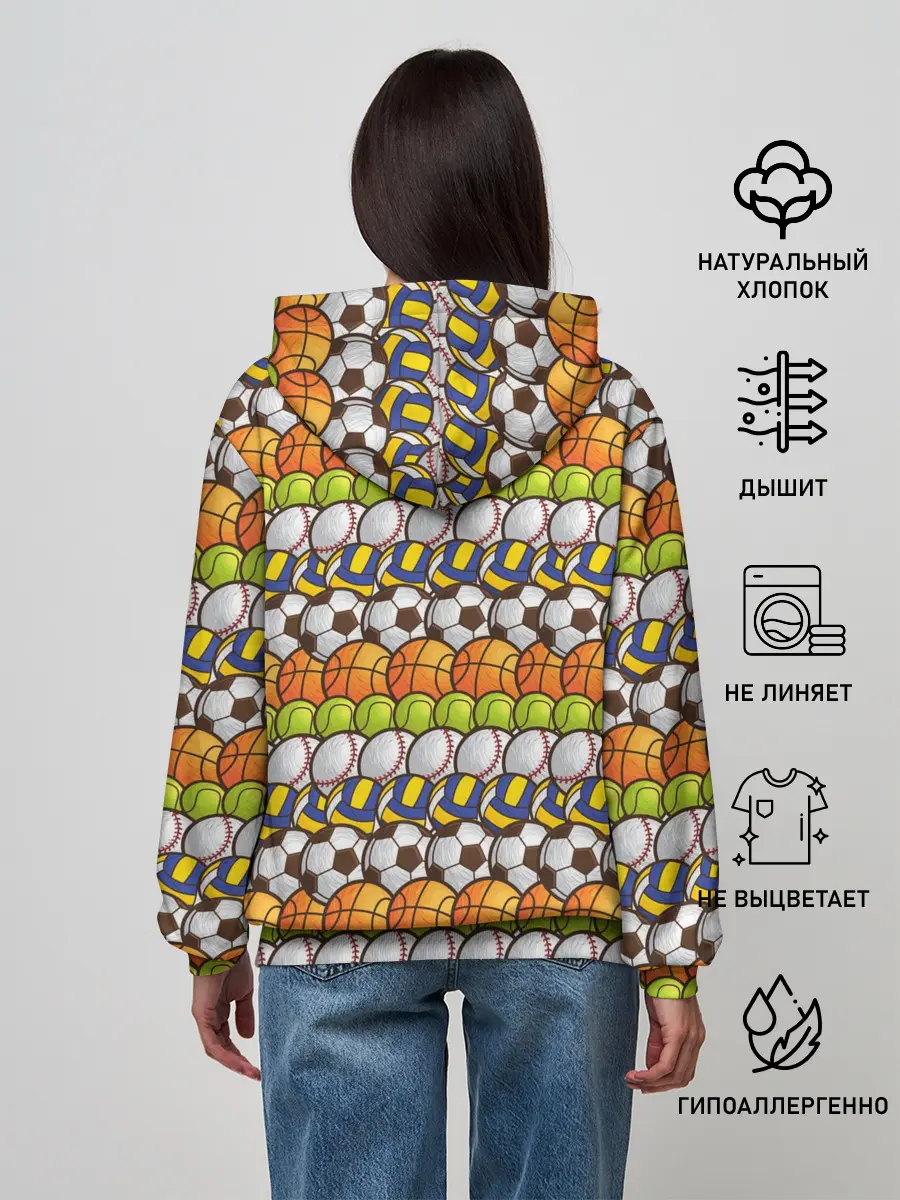Женское худи / Спорт с мячом