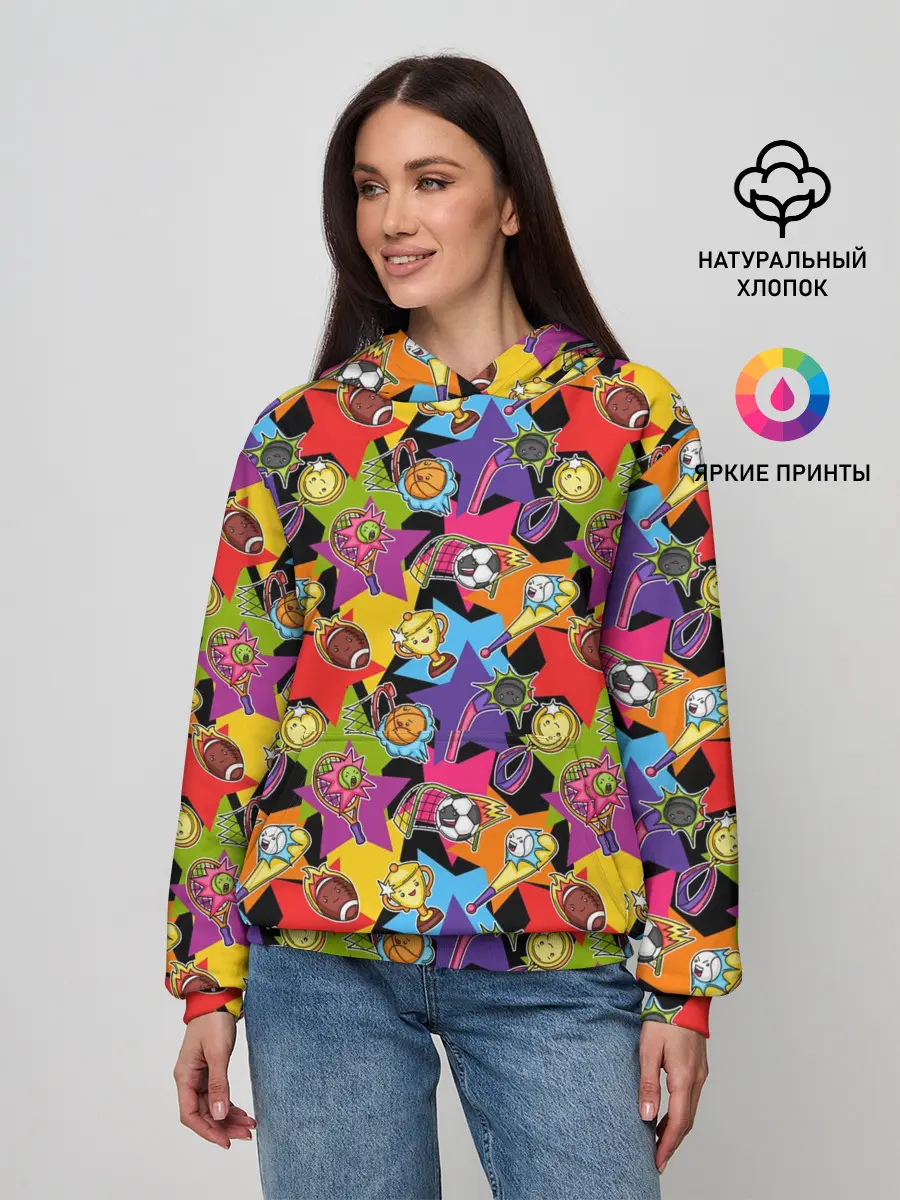 Женское худи / Звезда Спорта