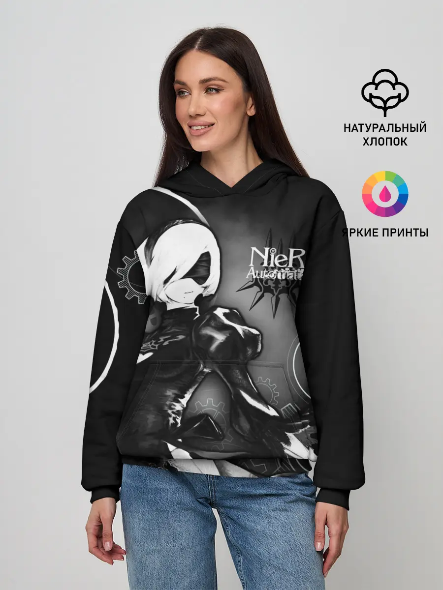 Женское худи / 2B Nier: Automata