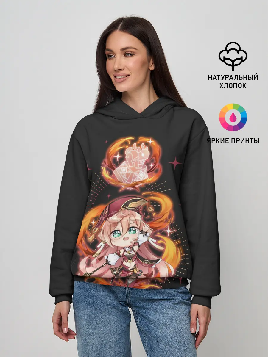 Женское худи / Chibi Yanfei GI