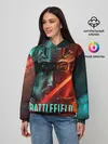Женское худи / Battlefield 2042 Soldier face