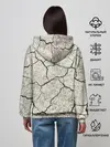 Женское худи / Трещины на земле