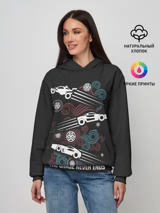 Женское худи / The chase never ends