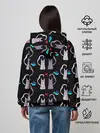 Женское худи / Фиолетовые котики