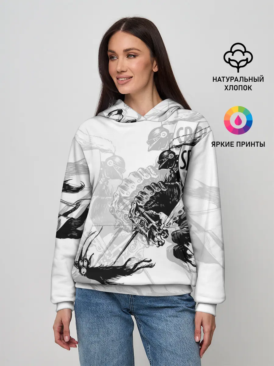 Женское худи / Всадник и чёрт