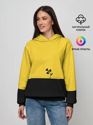 Женское худи / Радиоактивный цветок