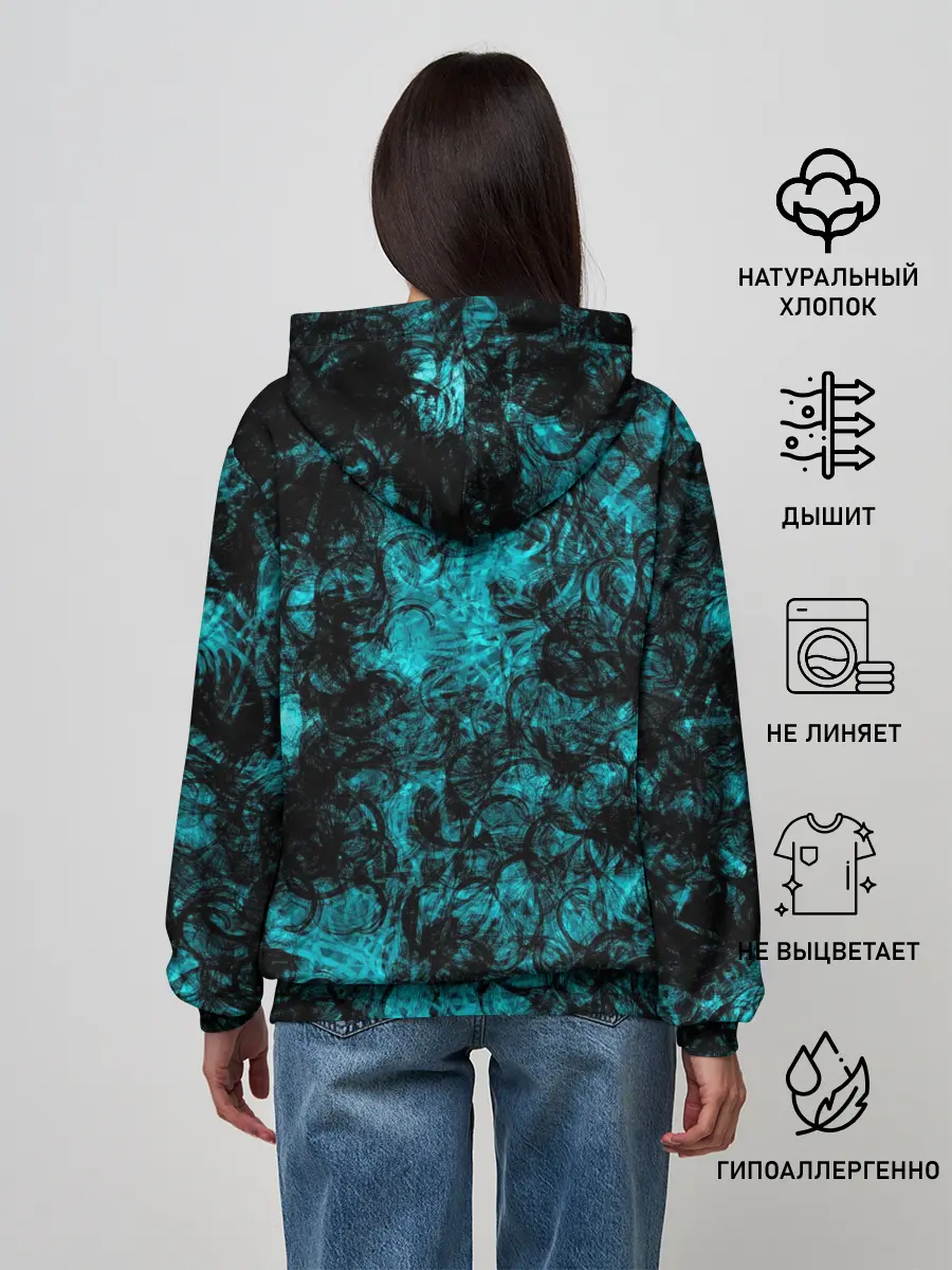 Женское худи / Кроваво-грязные пятна