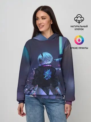 Женское худи / Nier X Cyberpunk