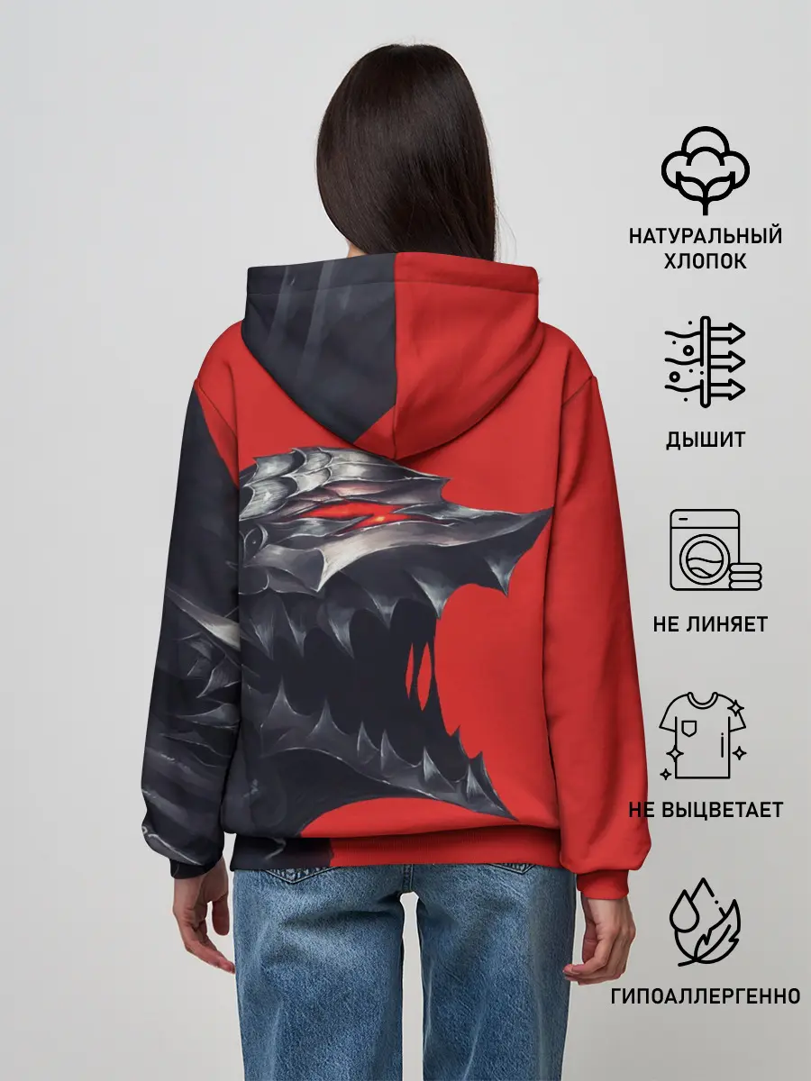 Женское худи / BERSERK маска