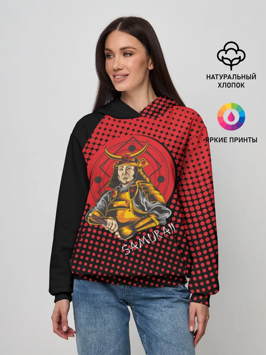 Женское худи / Самурай