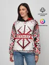 Женское худи / БЕРСЕРК рваный лого