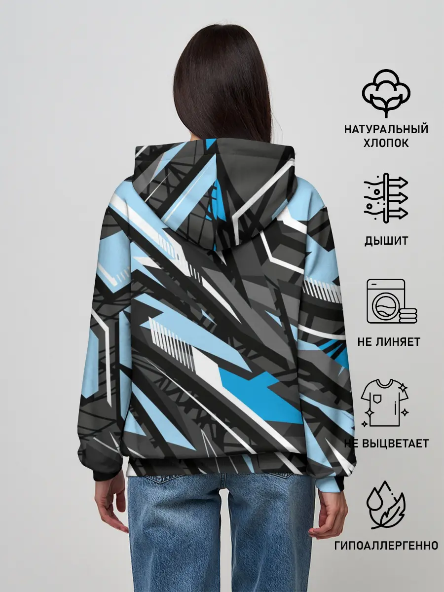 Женское худи / Текстура. Линия. Движение