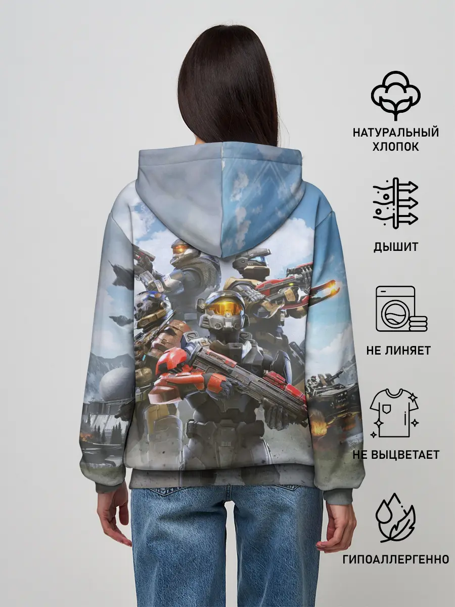 Женское худи / Halo infinite Мультиплеер