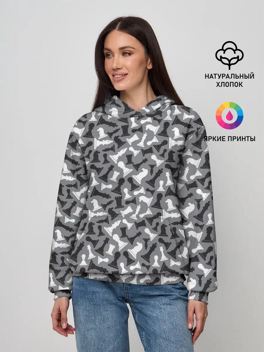 Женское худи / Шахматист