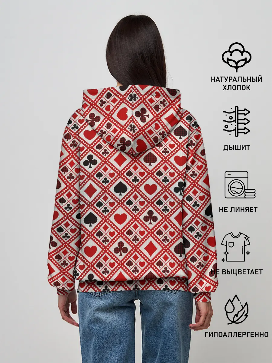 Женское худи / Картёжник