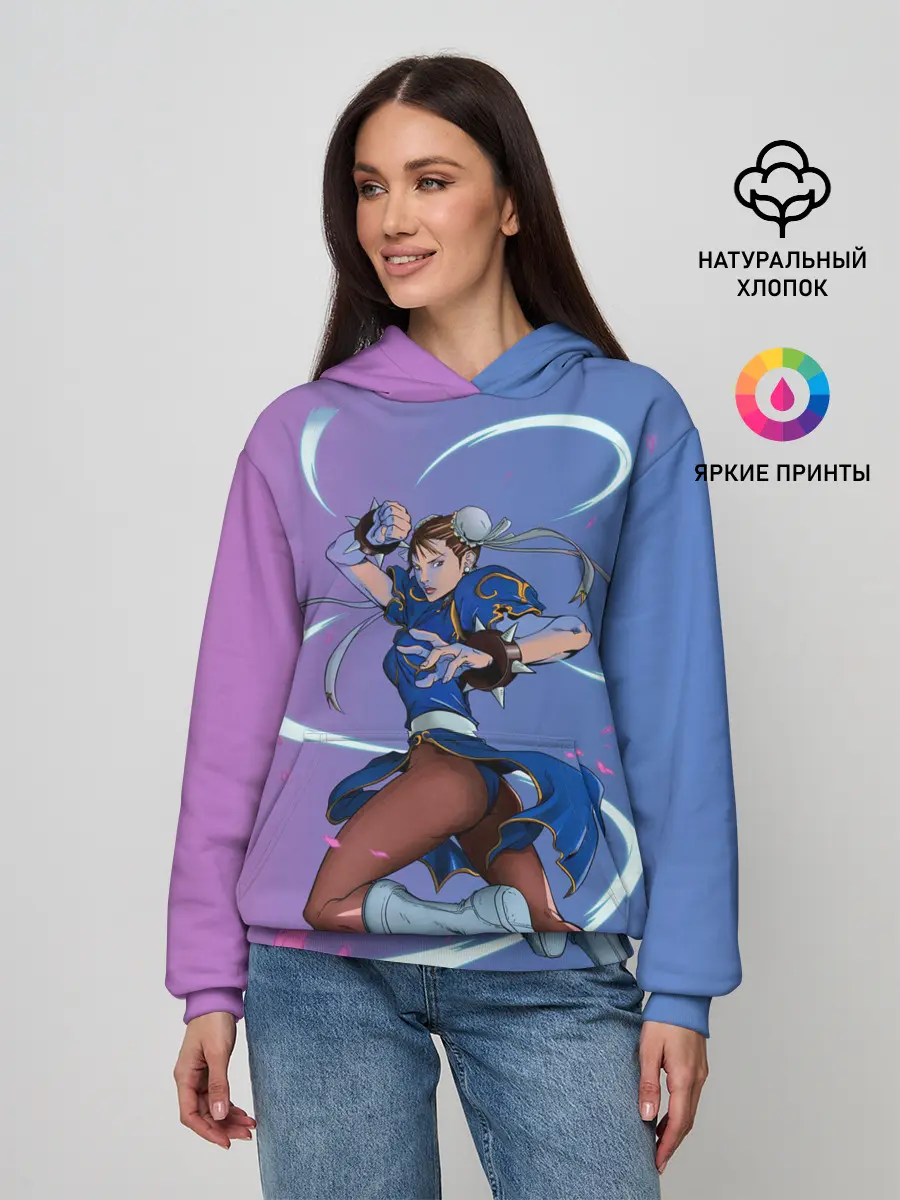 Женское худи / Dengerous Chun Li