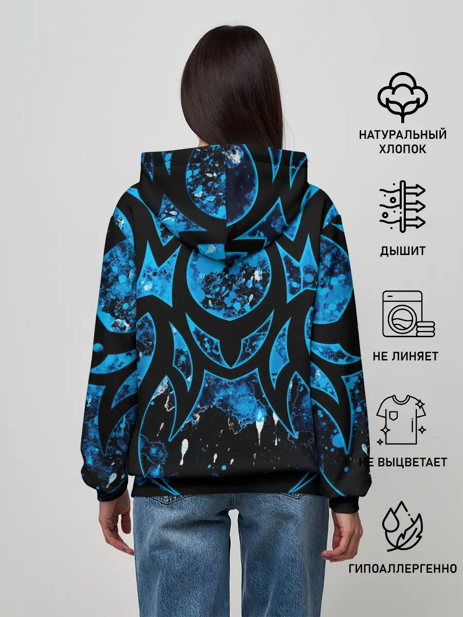 Женское худи / Абстракция